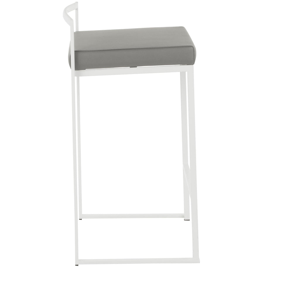 Fuji Stacker 26" Fixed-Height Counter Stool - Set of 3