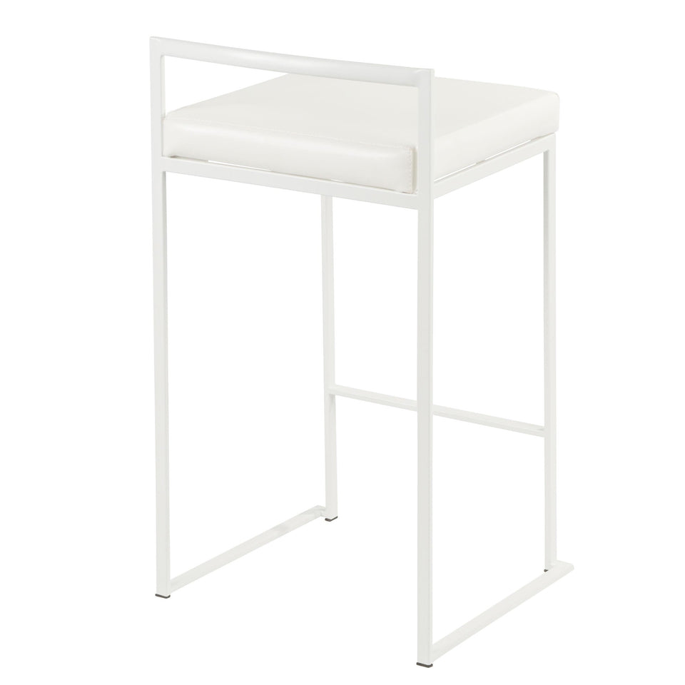 Fuji Stacker 26" Fixed-Height Counter Stool - Set of 3
