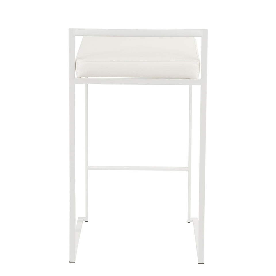 Fuji Stacker 26" Fixed-Height Counter Stool - Set of 3