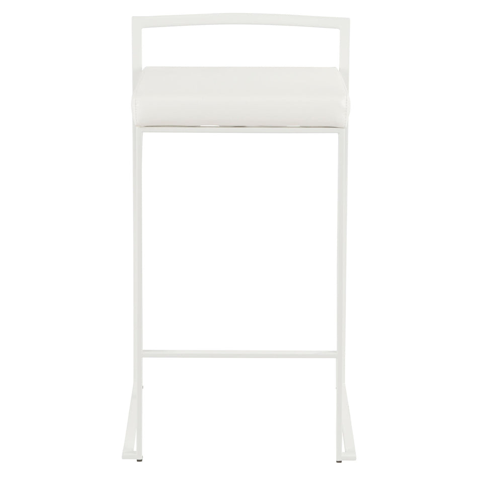 Fuji Stacker 26" Fixed-Height Counter Stool - Set of 3
