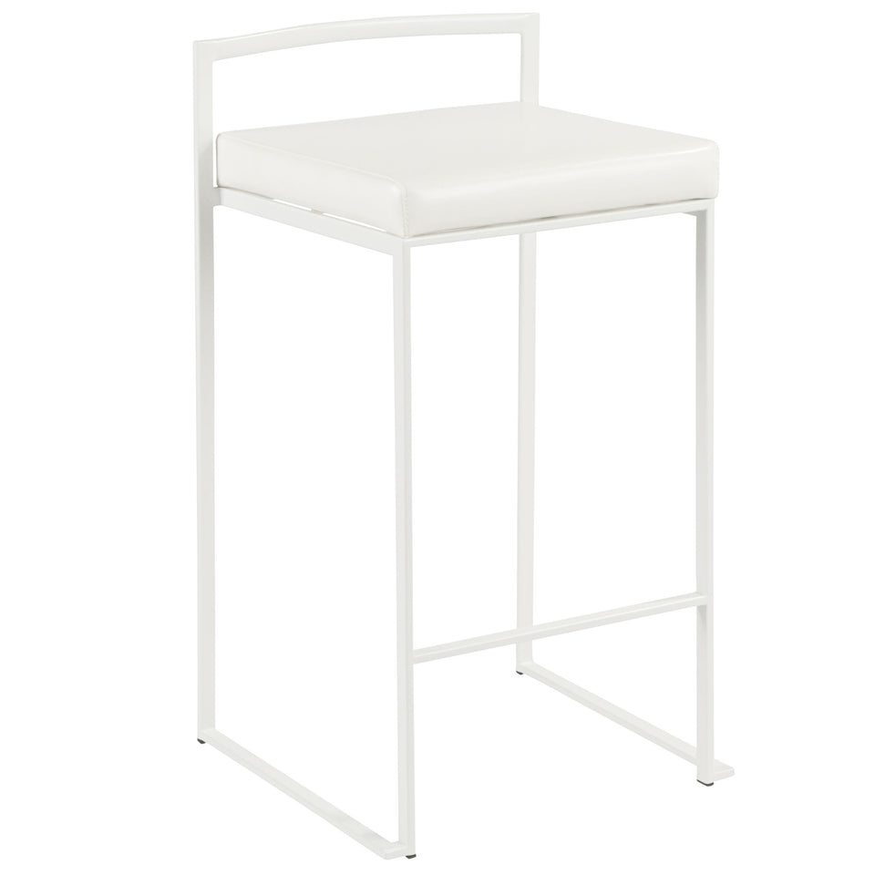 Fuji Stacker 26" Fixed-Height Counter Stool - Set of 3