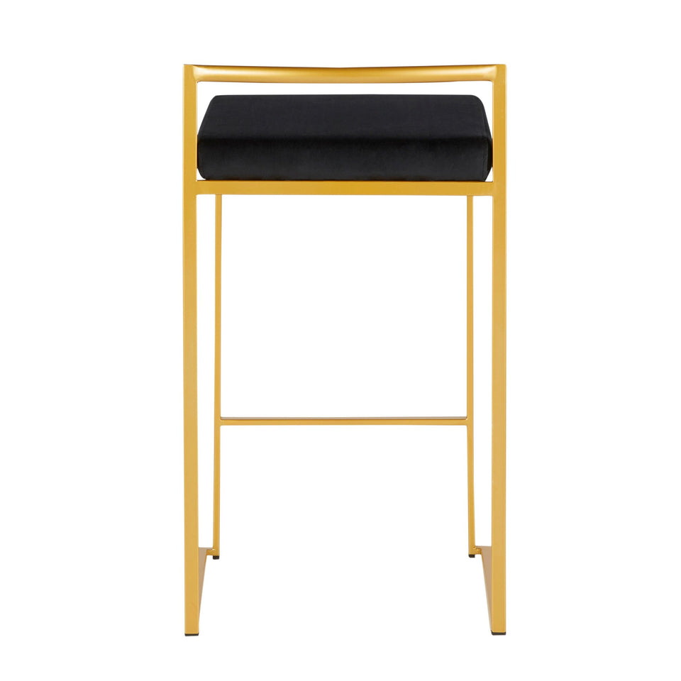 Fuji Stacker 26" Fixed-Height Counter Stool - Set of 3