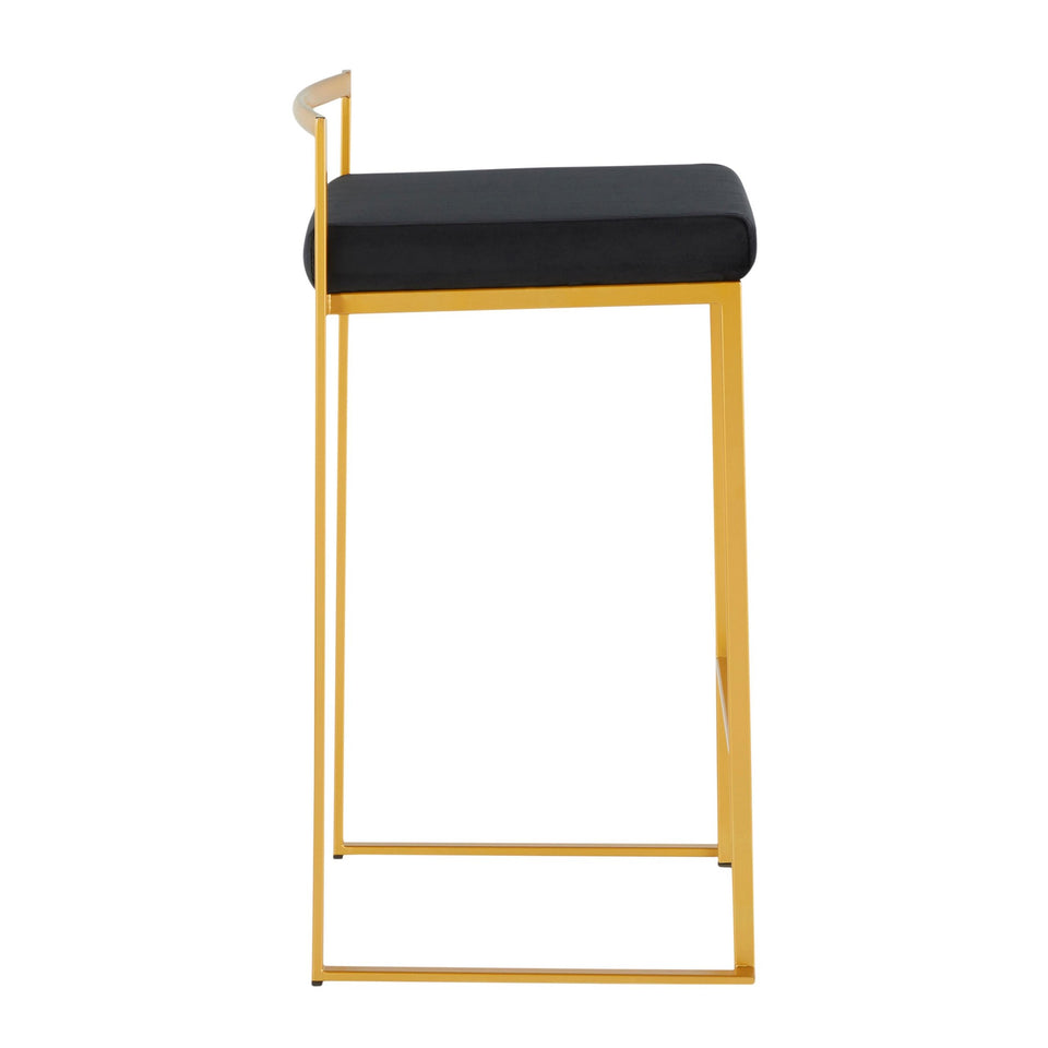 Fuji Stacker 26" Fixed-Height Counter Stool - Set of 3