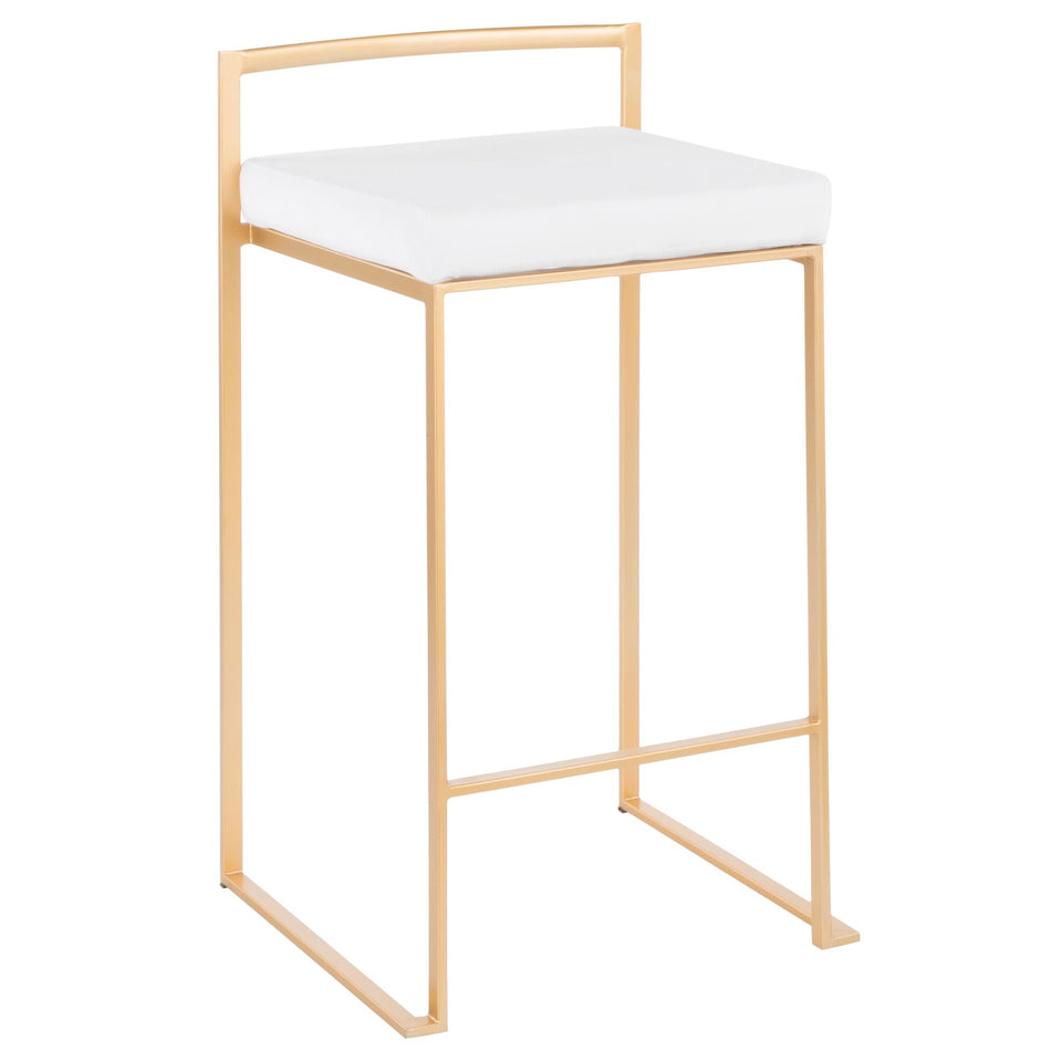 Fuji Stacker 26" Fixed-Height Counter Stool - Set of 3