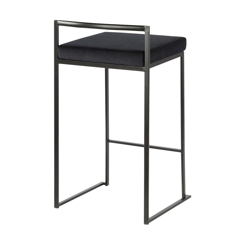Fuji Stacker 26" Fixed-Height Counter Stool - Set of 3