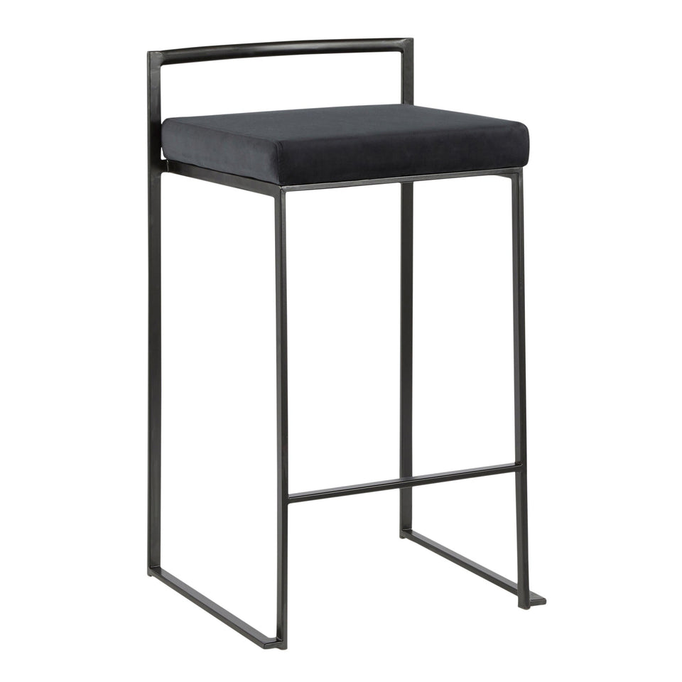 Fuji Stacker 26" Fixed-Height Counter Stool - Set of 3