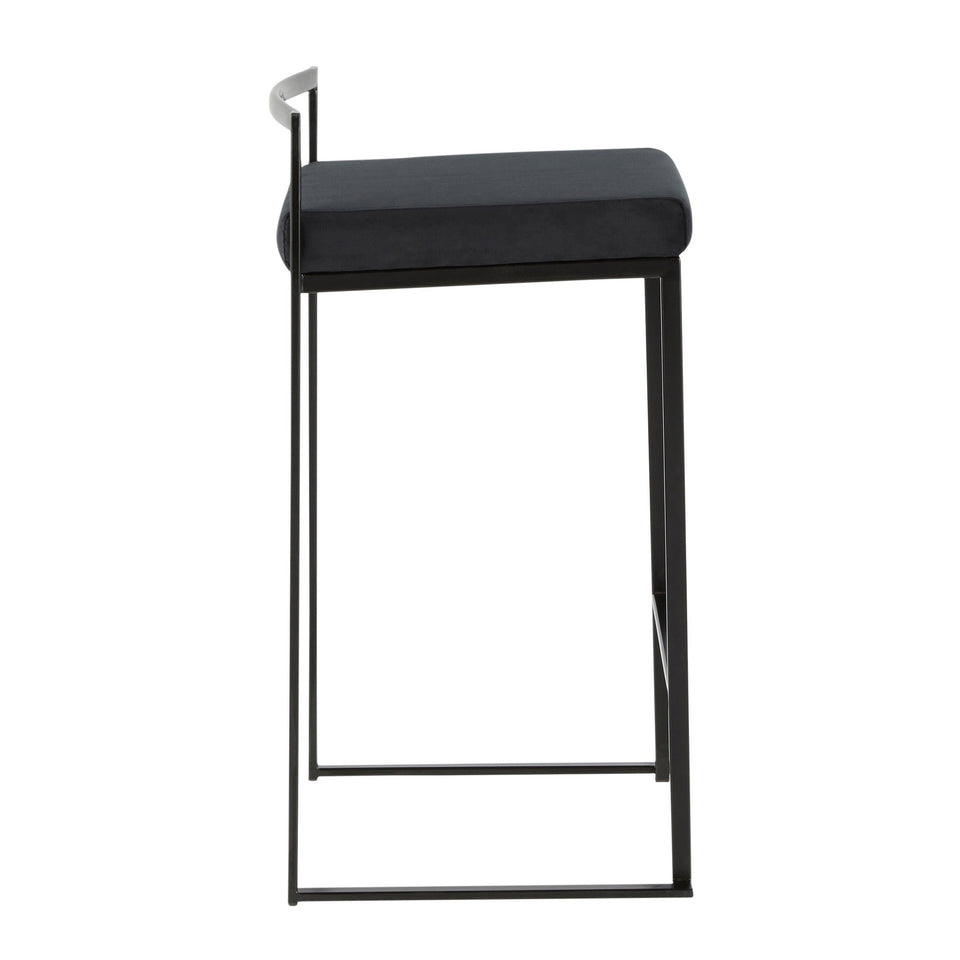 Fuji Stacker 26" Fixed-Height Counter Stool - Set of 3