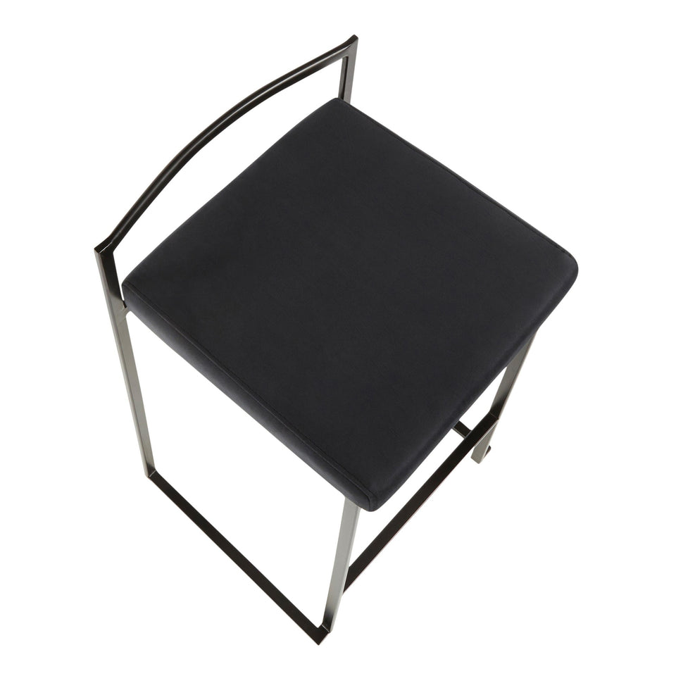 Fuji Stacker 26" Fixed-Height Counter Stool - Set of 3