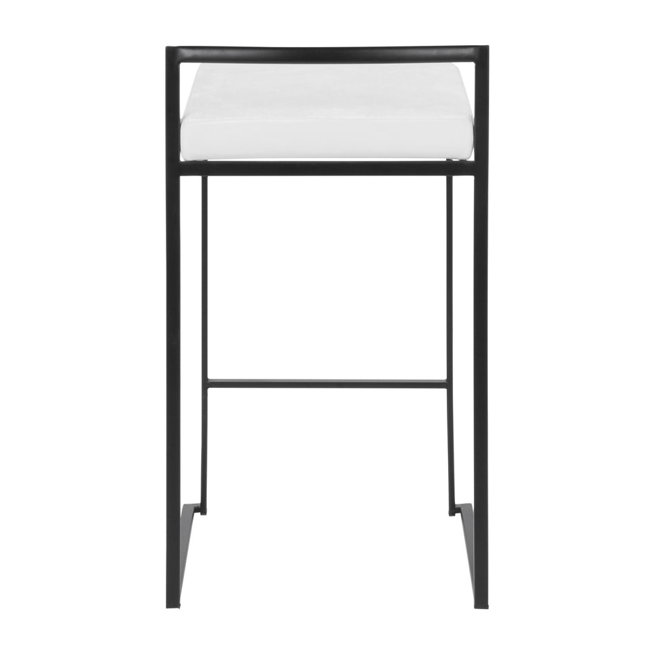 Fuji Stacker 26" Fixed-Height Counter Stool - Set of 3