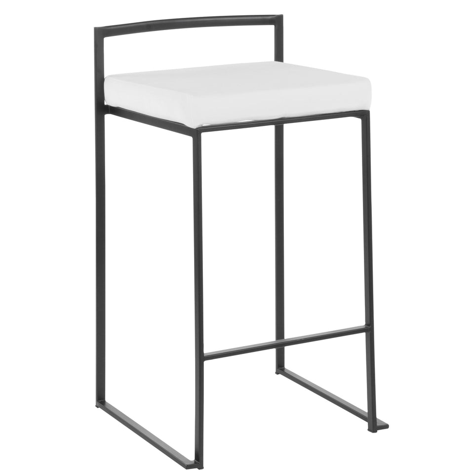Fuji Stacker 26" Fixed-Height Counter Stool - Set of 3