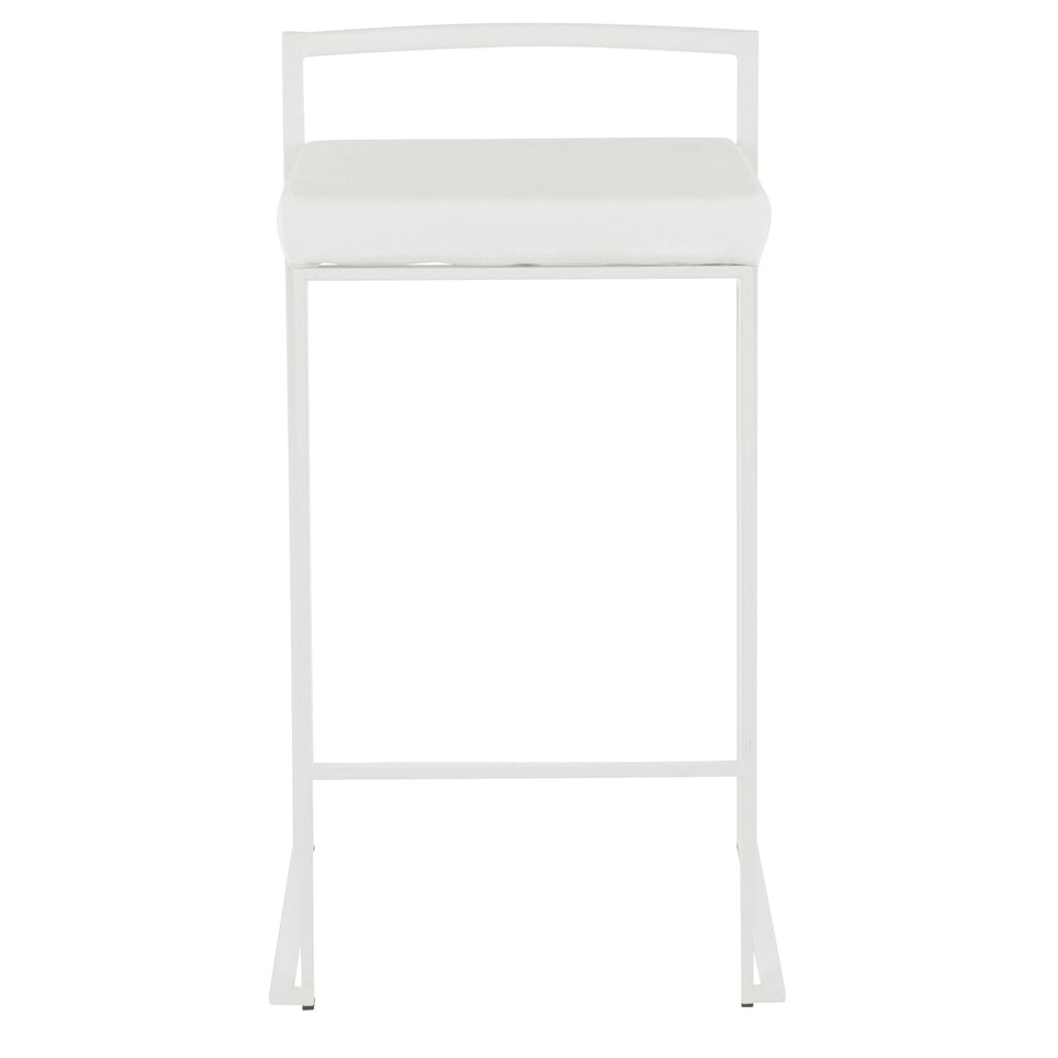 Fuji Stacker 26" Fixed-Height Counter Stool - Set of 3
