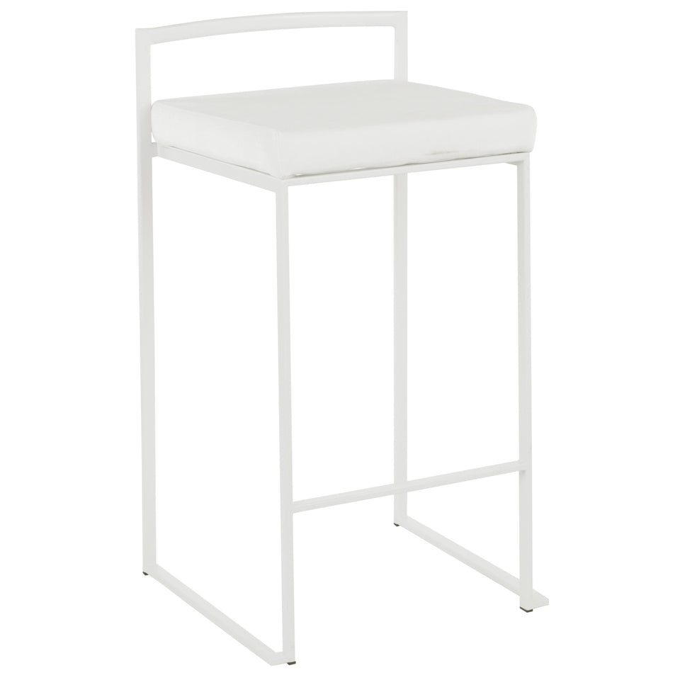 Fuji Stacker 26" Fixed-Height Counter Stool - Set of 3
