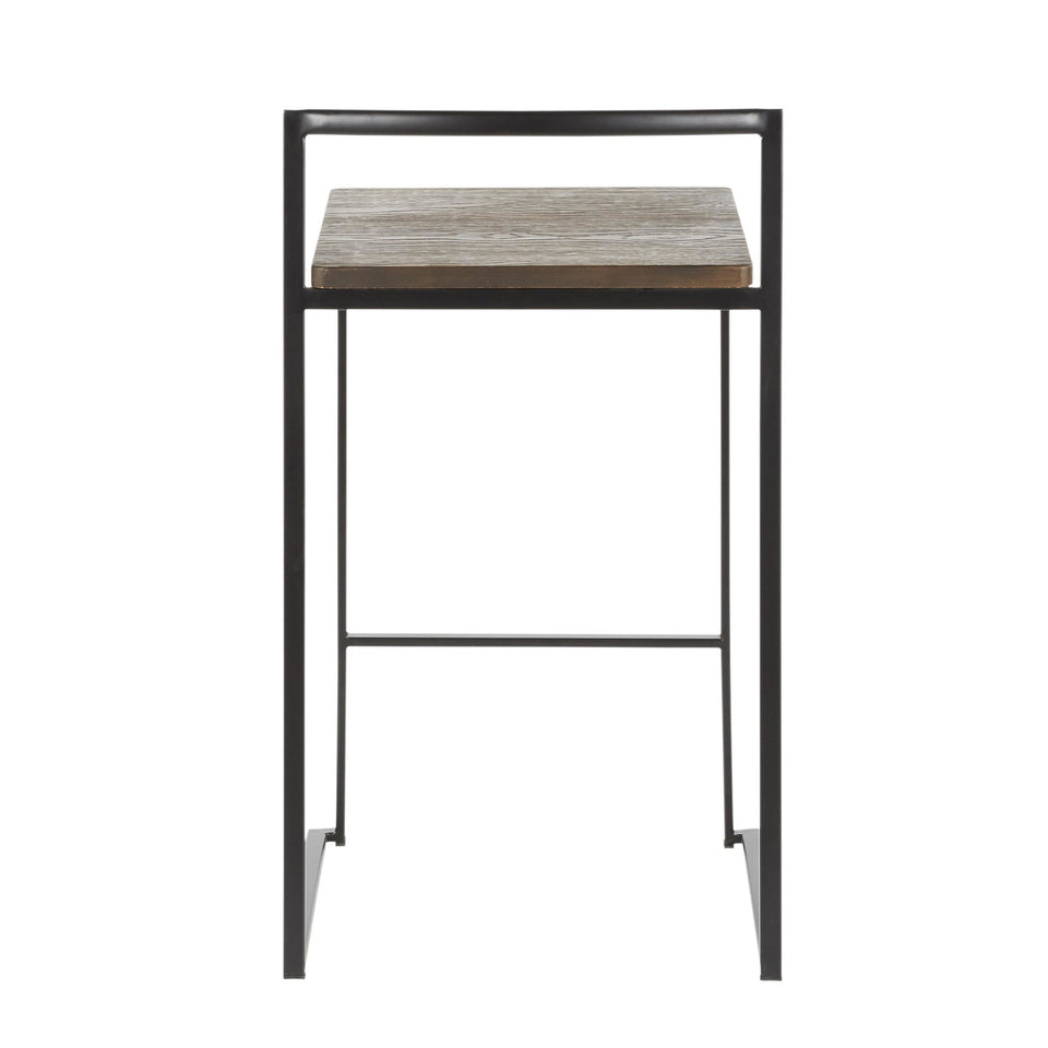 Fuji Stacker 26" Fixed-Height Counter Stool - Set of 3