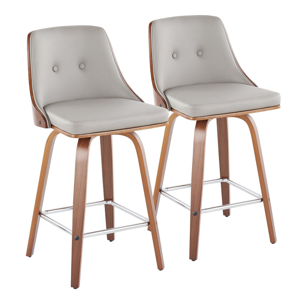 Gianna 26" Fixed-Height Counter Stool - Set of 2