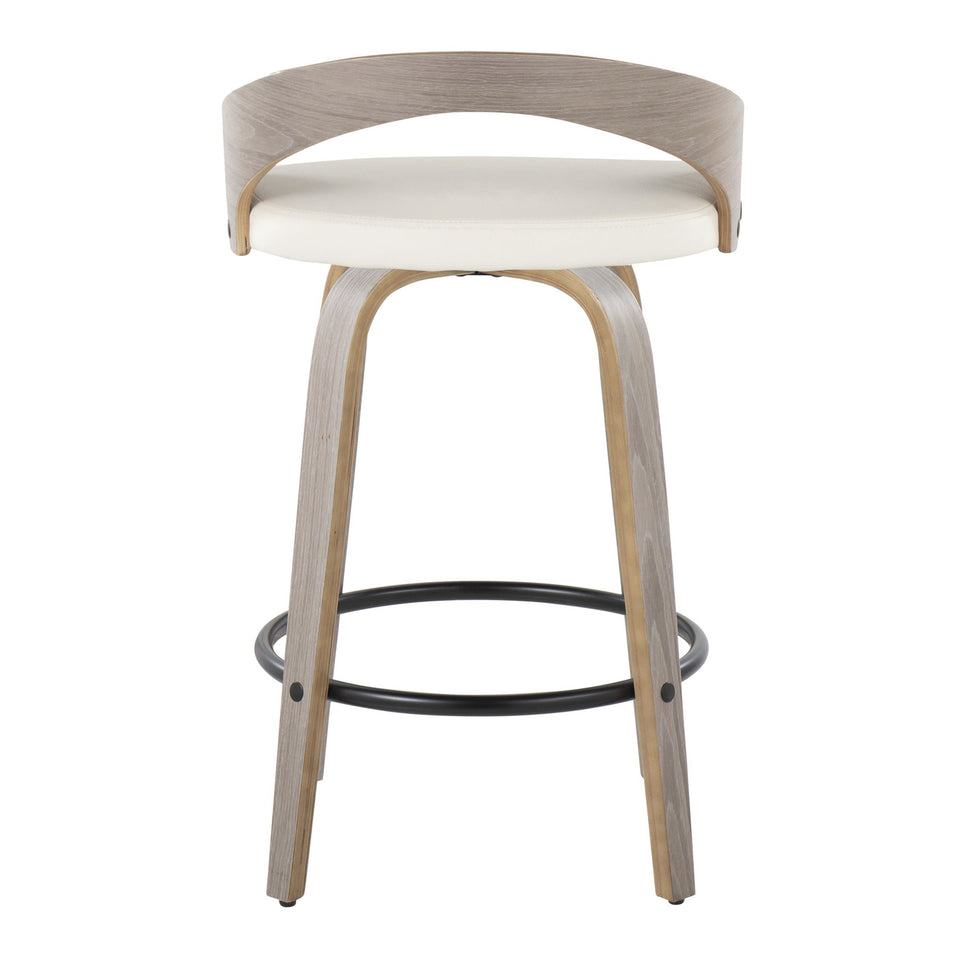Grotto 26" Fixed-Height Counter Stool - Set of 2