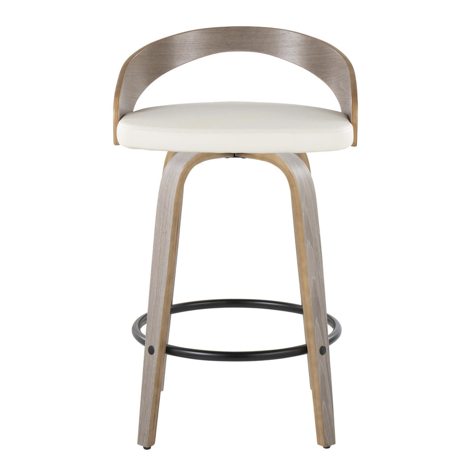 Grotto 26" Fixed-Height Counter Stool - Set of 2