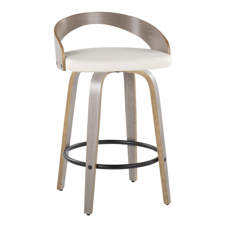Grotto 26" Fixed-Height Counter Stool - Set of 2