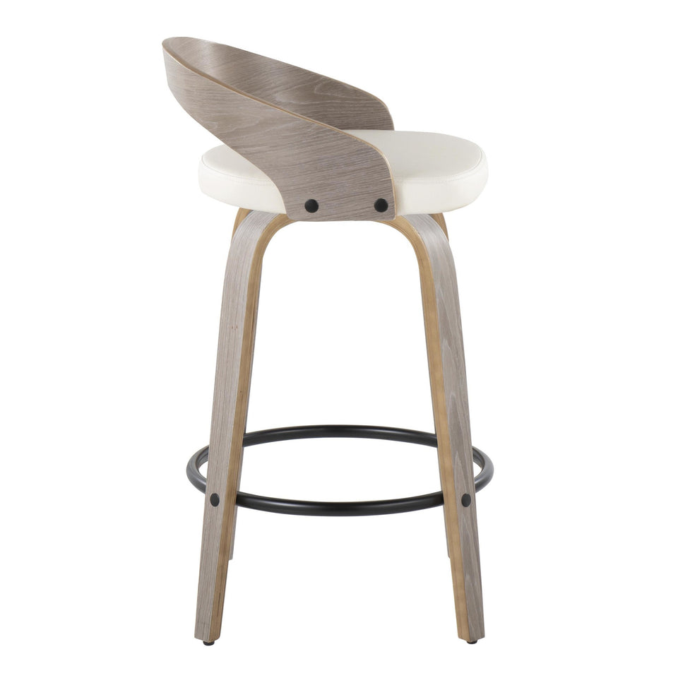 Grotto 26" Fixed-Height Counter Stool - Set of 2