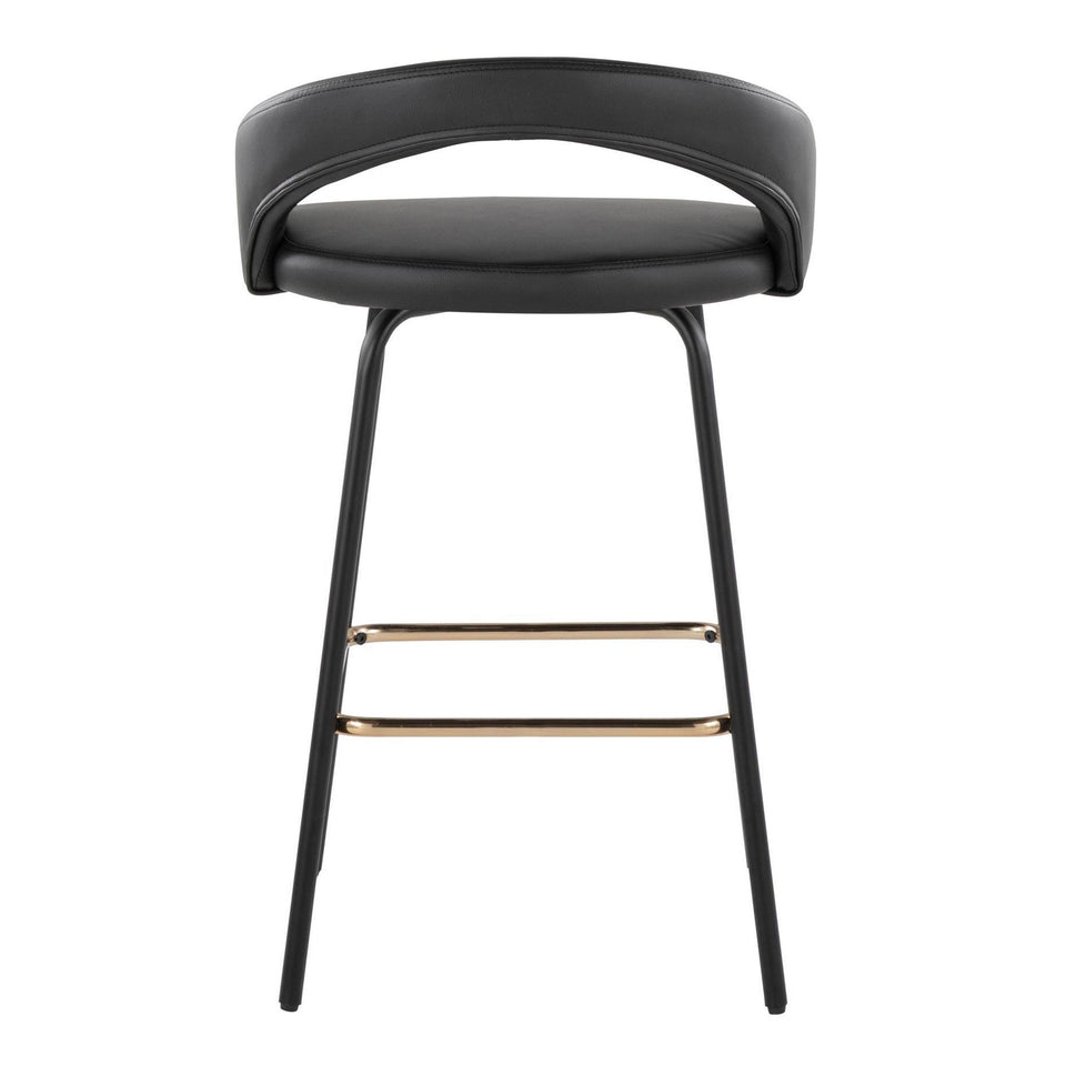 Grotto Upholstered 26" Fixed-Height Counter Stool - Set of 2