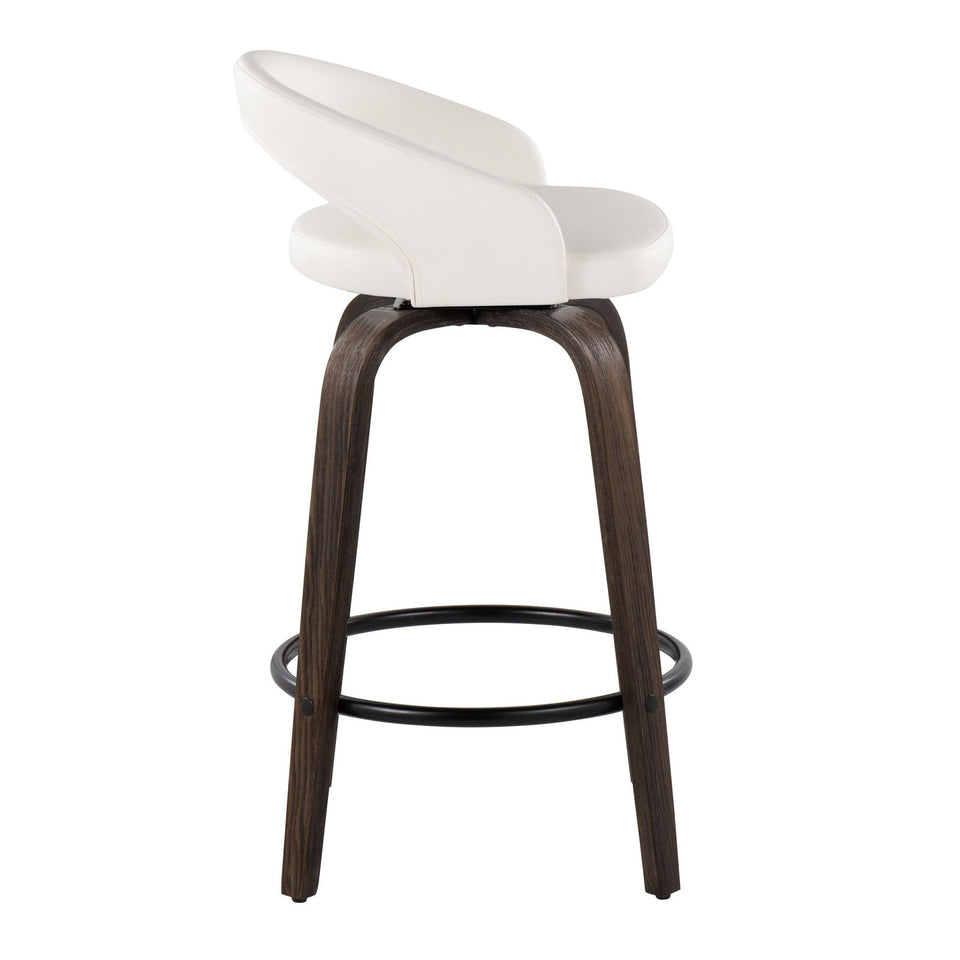 Grotto Upholstered 26" Fixed-Height Counter Stool - Set of 2