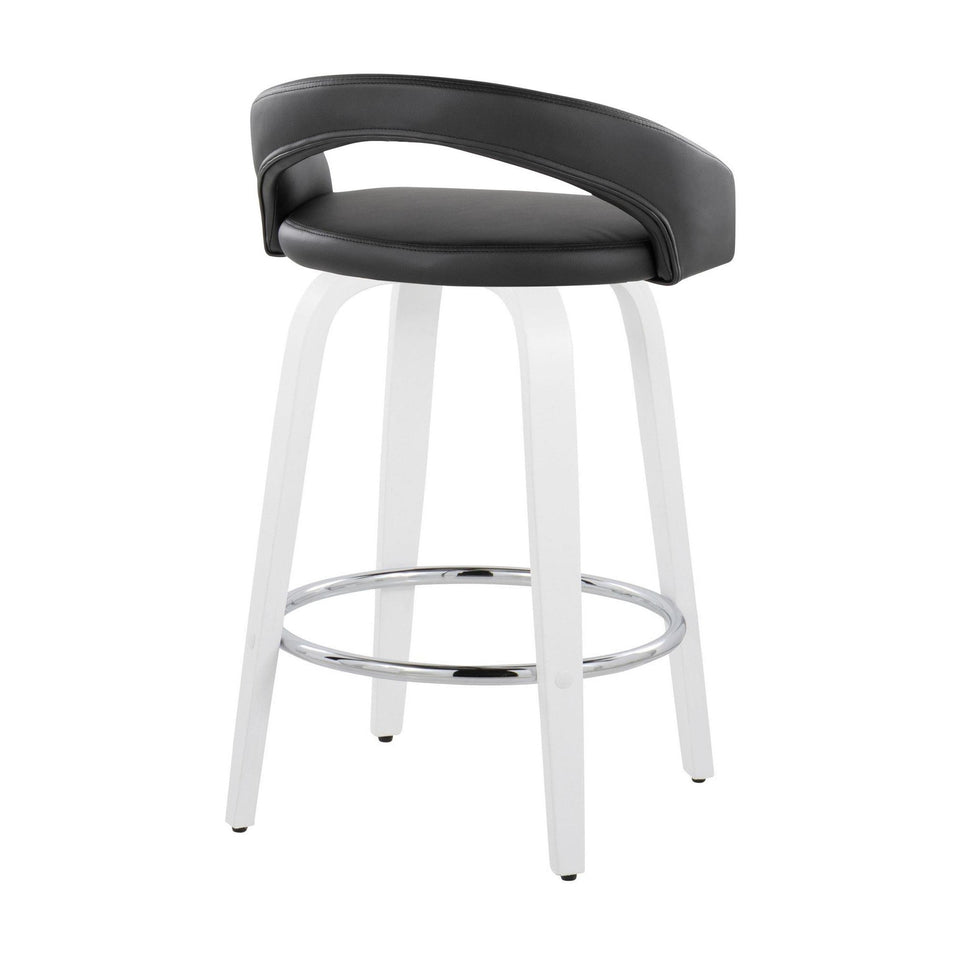 Grotto Upholstered 26" Fixed-Height Counter Stool - Set of 2