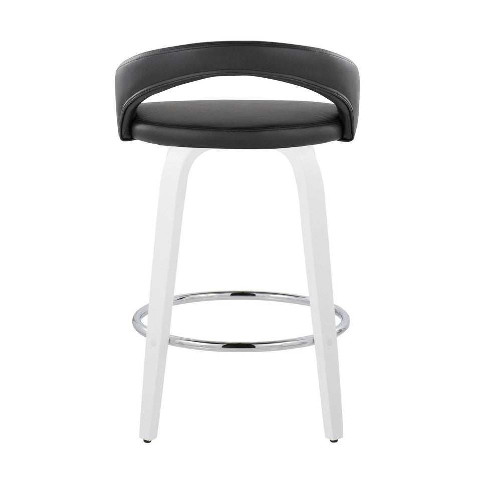 Grotto Upholstered 26" Fixed-Height Counter Stool - Set of 2