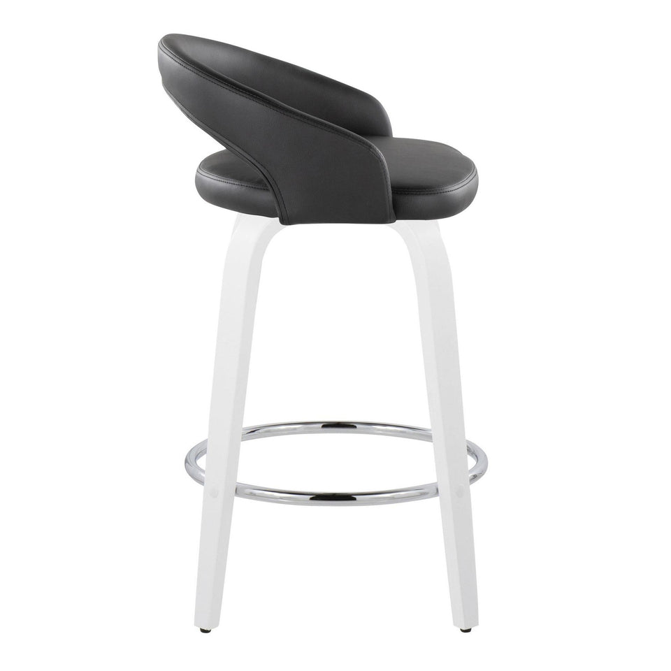 Grotto Upholstered 26" Fixed-Height Counter Stool - Set of 2