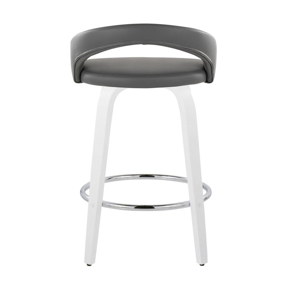 Grotto Upholstered 26" Fixed-Height Counter Stool - Set of 2