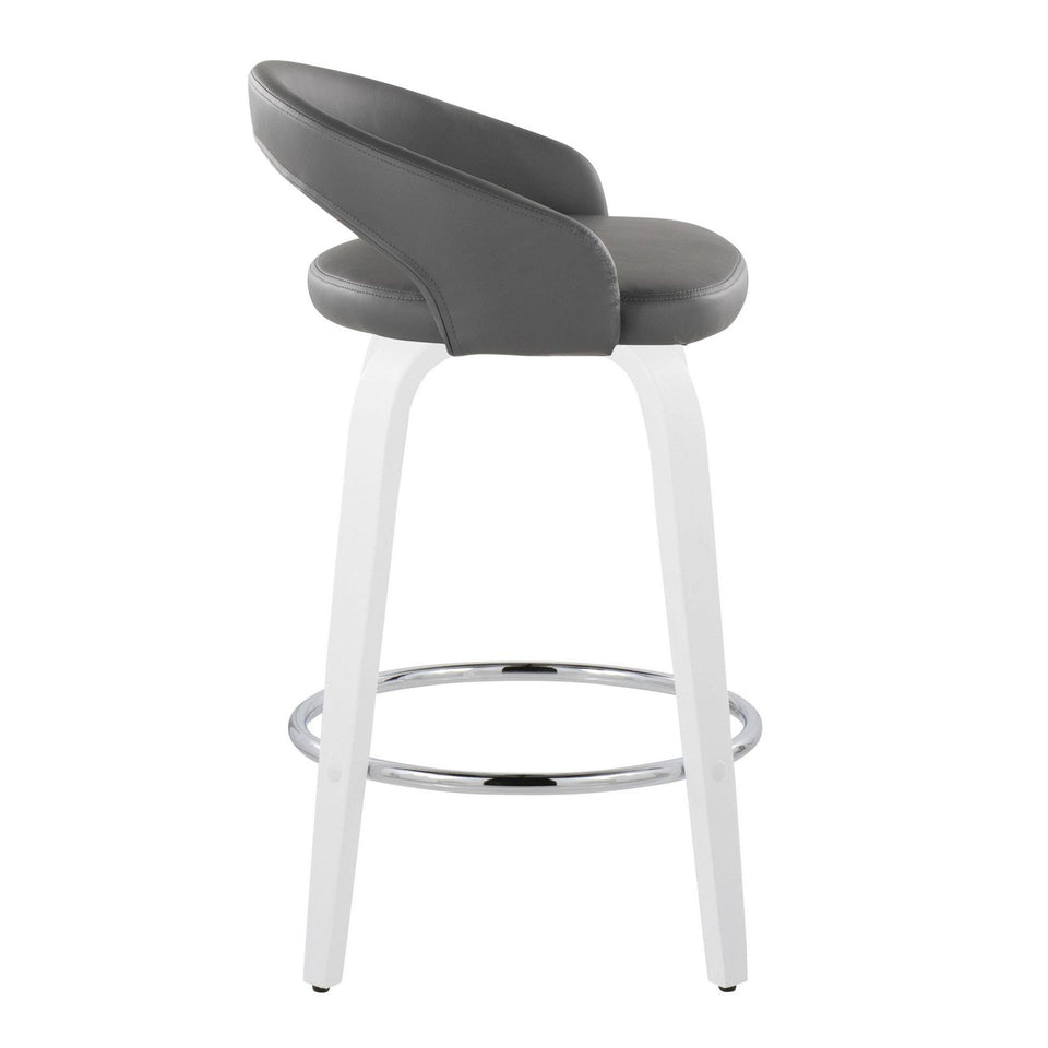 Grotto Upholstered 26" Fixed-Height Counter Stool - Set of 2