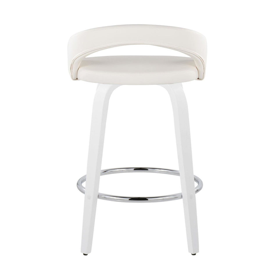 Grotto Upholstered 26" Fixed-Height Counter Stool - Set of 2