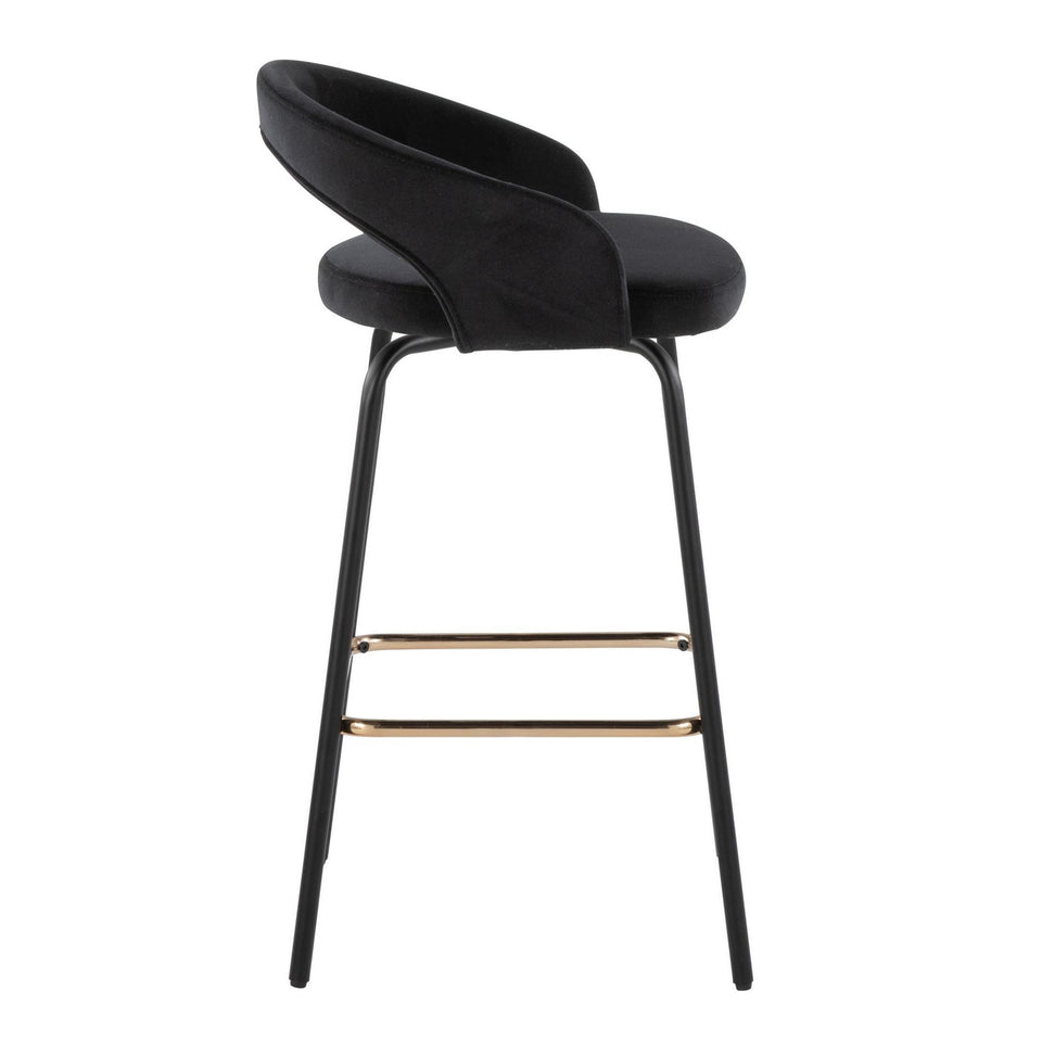 Grotto Upholstered 26" Fixed-Height Counter Stool - Set of 2