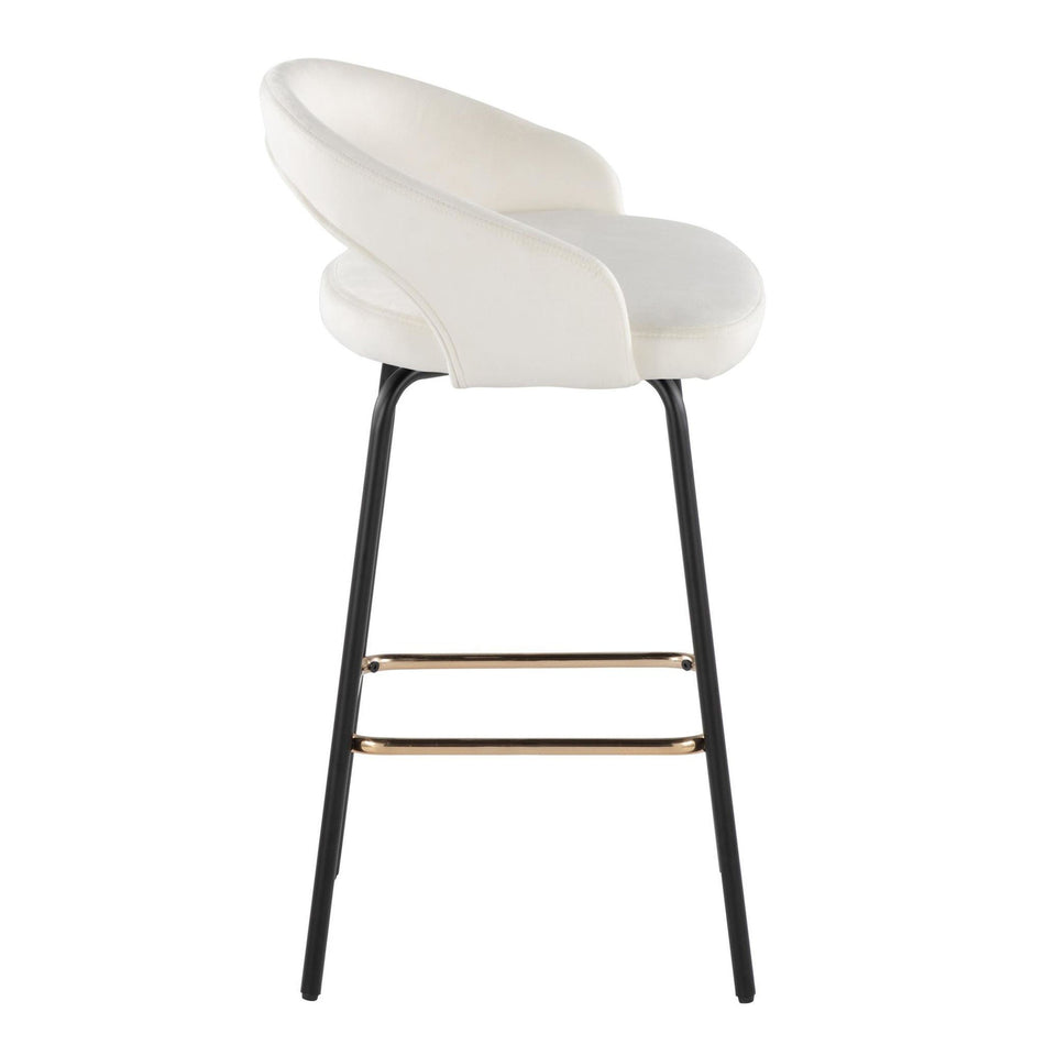 Grotto Upholstered 26" Fixed-Height Counter Stool - Set of 2