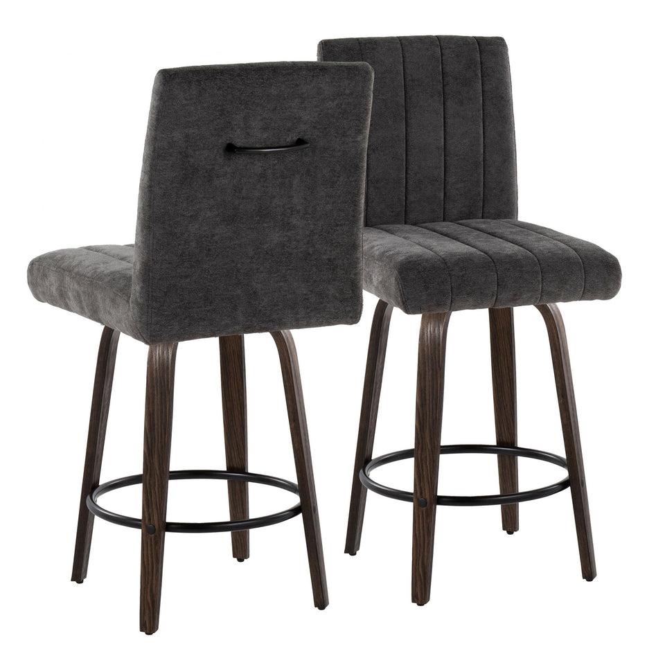 Hank 26" Fixed-Height Counter Stool - Set of 2