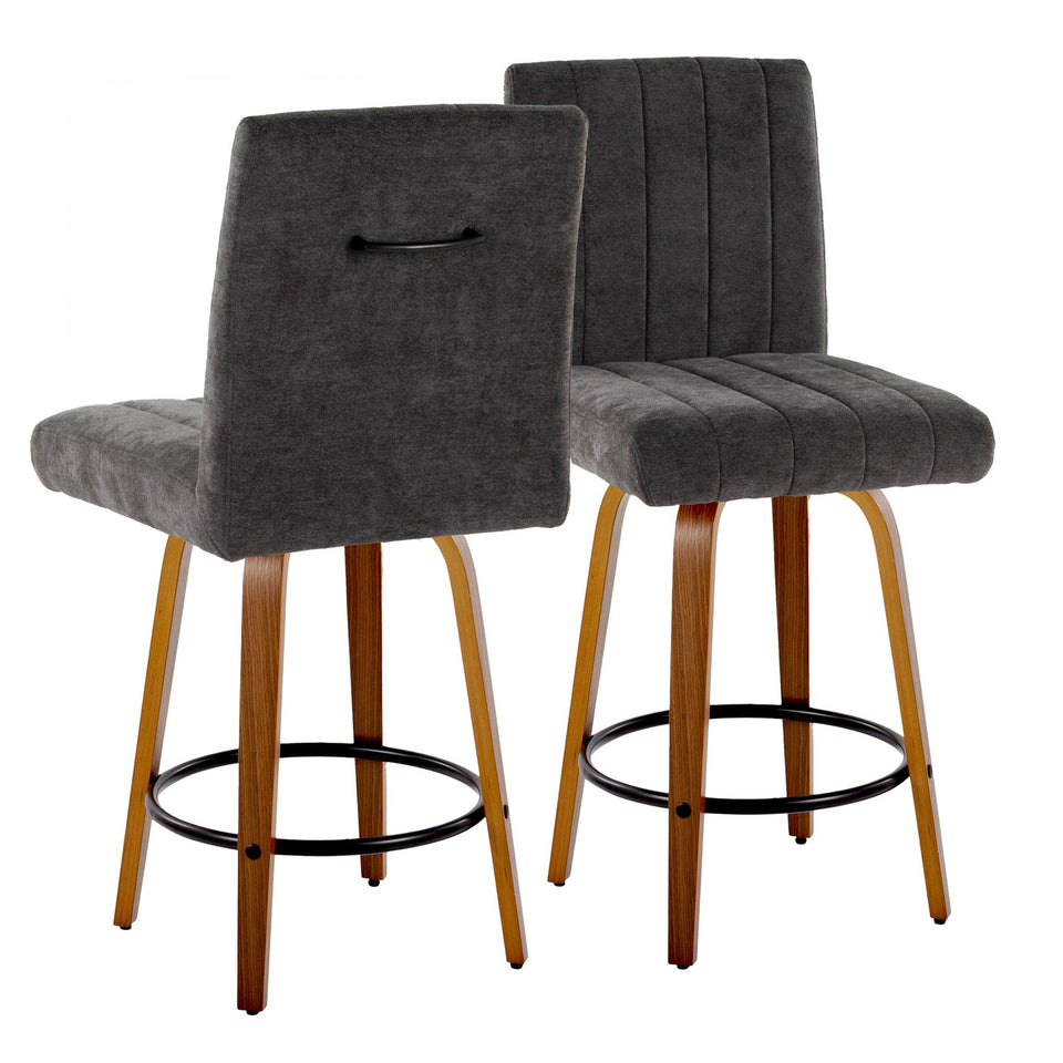 Hank 26" Fixed-Height Counter Stool - Set of 2