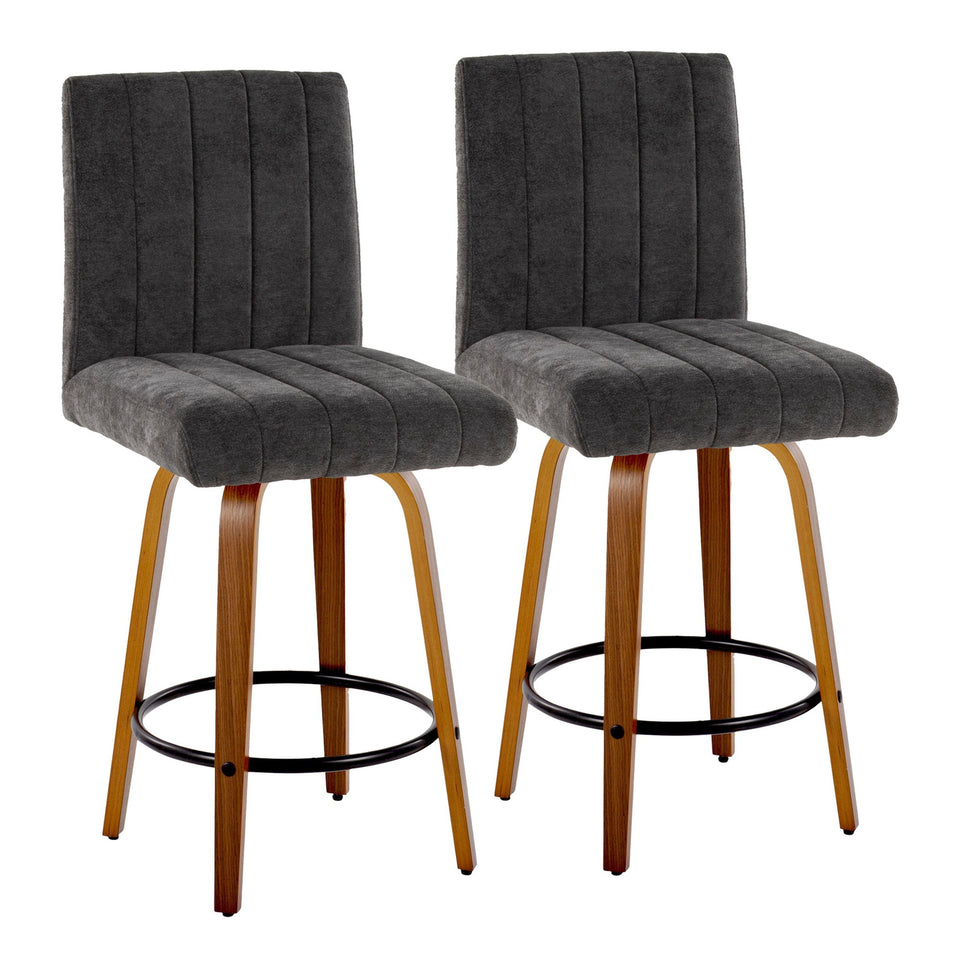 Hank 26" Fixed-Height Counter Stool - Set of 2