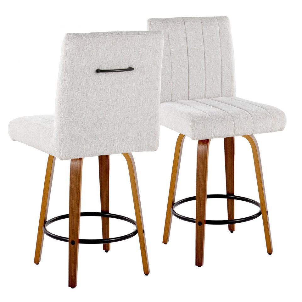Hank 26" Fixed-Height Counter Stool - Set of 2