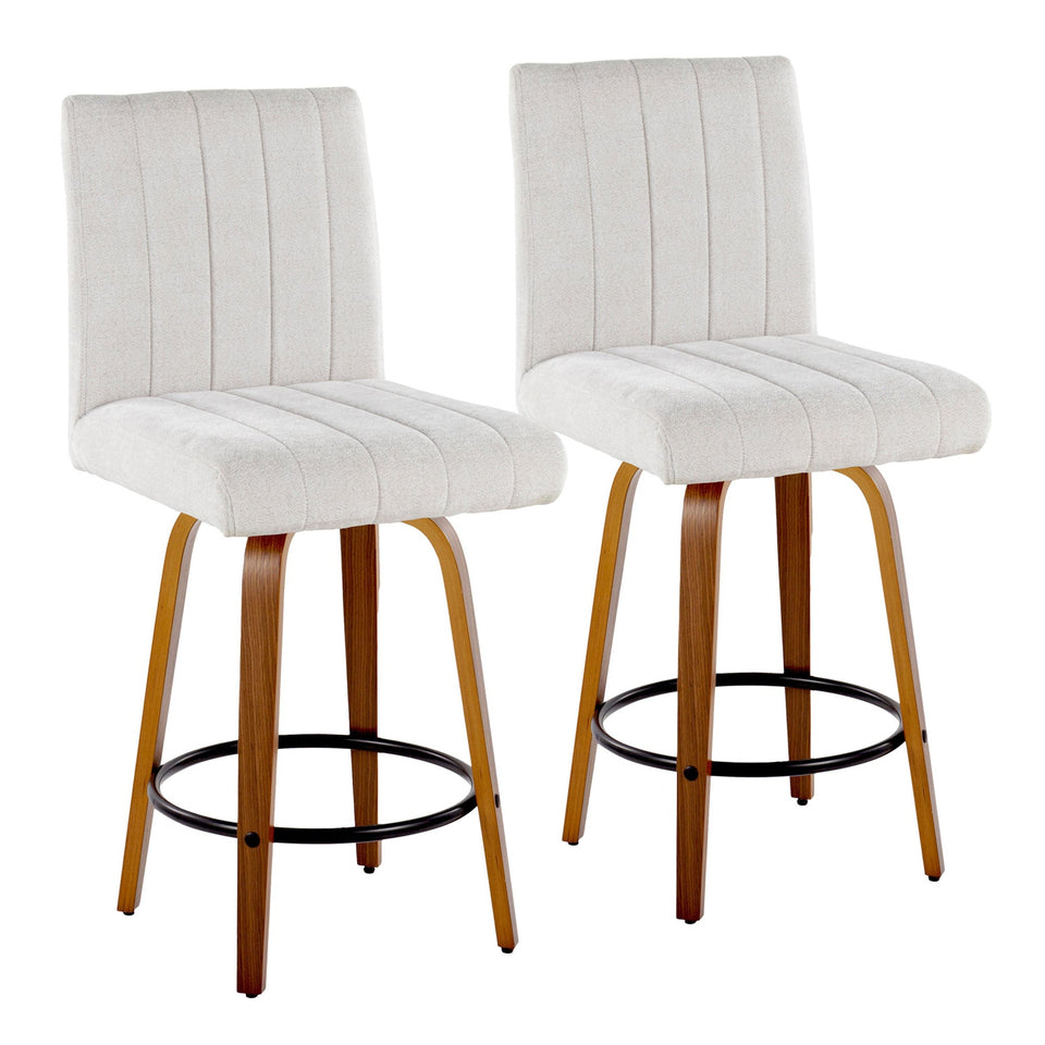 Hank 26" Fixed-Height Counter Stool - Set of 2