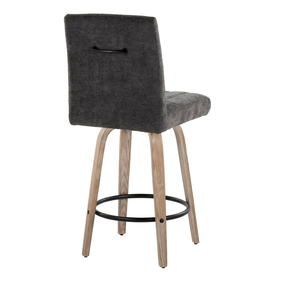 Hank 26" Fixed-Height Counter Stool - Set of 2