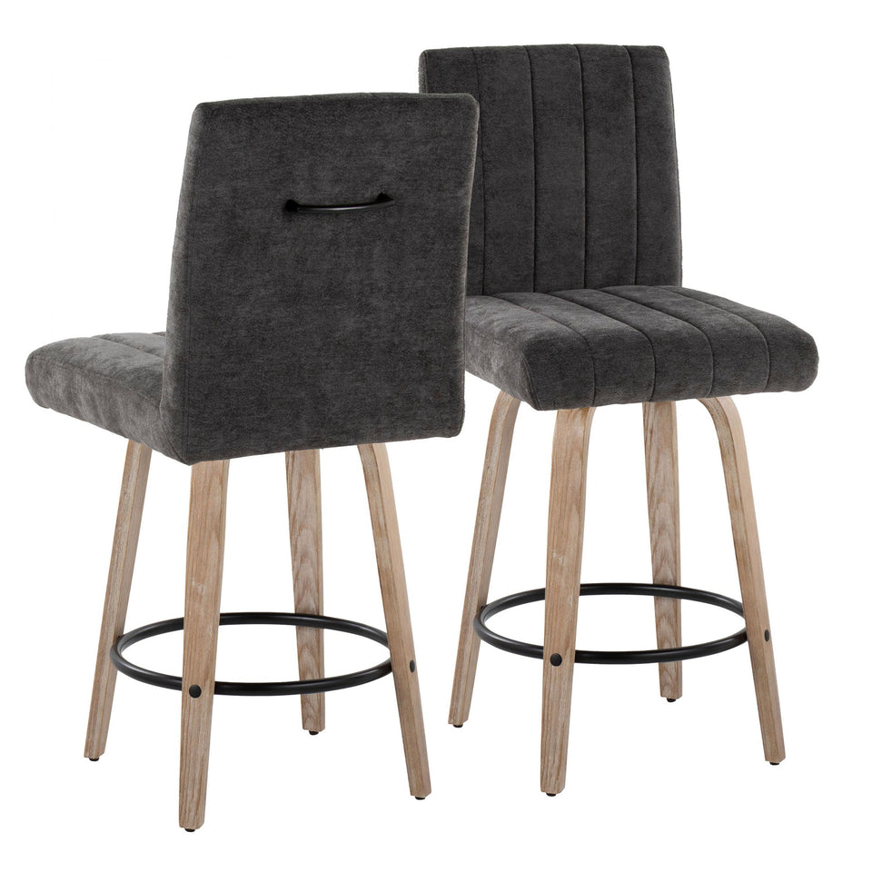 Hank 26" Fixed-Height Counter Stool - Set of 2
