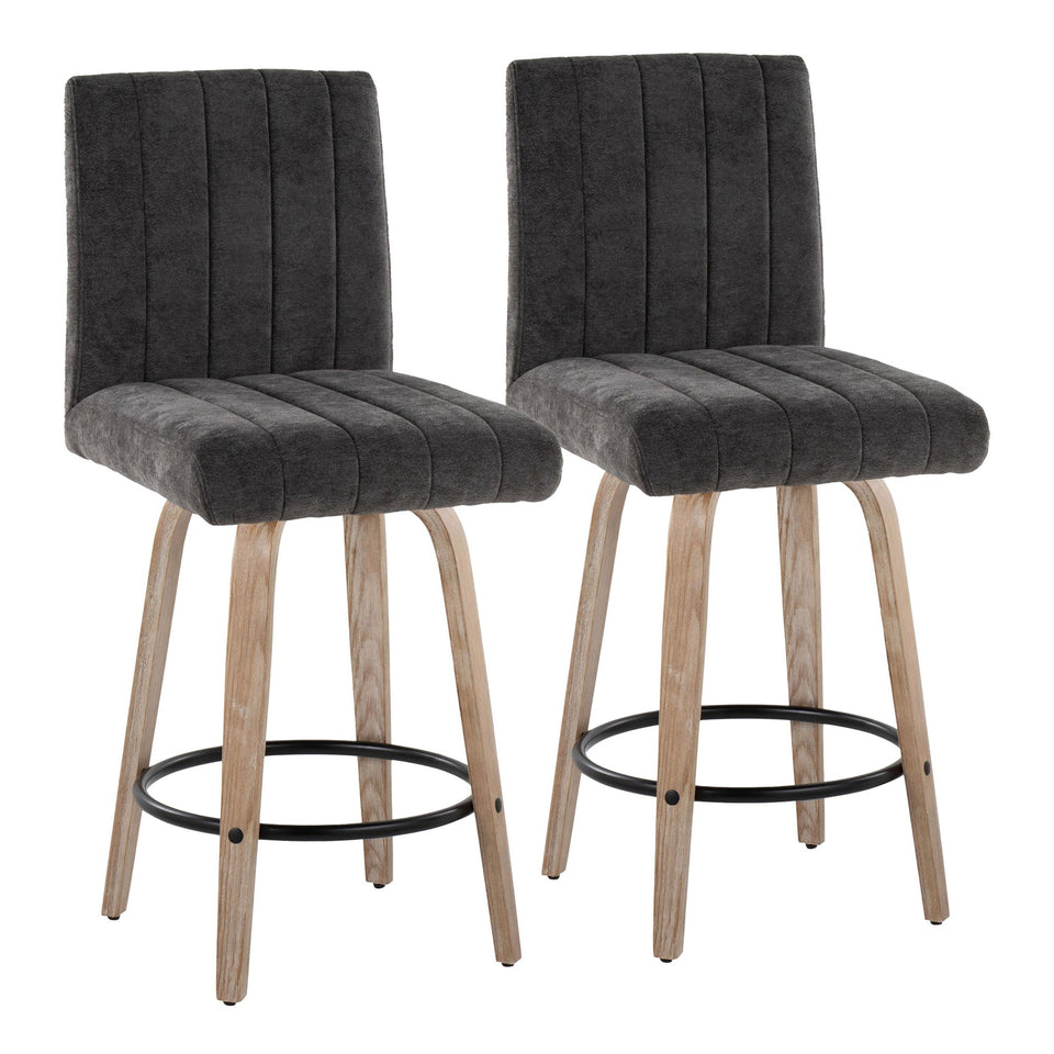 Hank 26" Fixed-Height Counter Stool - Set of 2