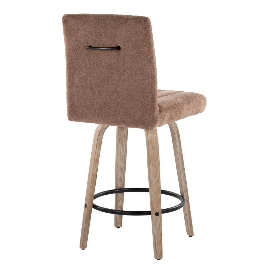 Hank 26" Fixed-Height Counter Stool - Set of 2