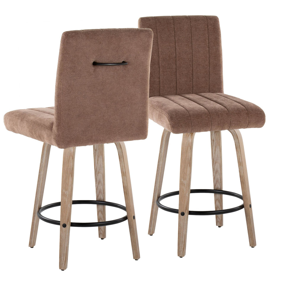 Hank 26" Fixed-Height Counter Stool - Set of 2
