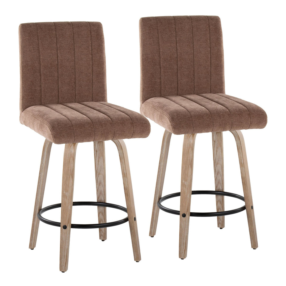 Hank 26" Fixed-Height Counter Stool - Set of 2