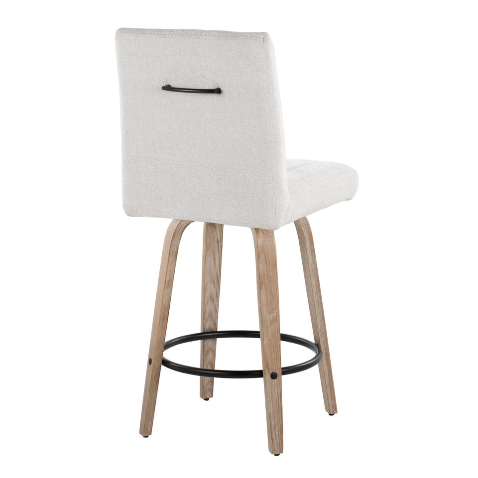 Hank 26" Fixed-Height Counter Stool - Set of 2