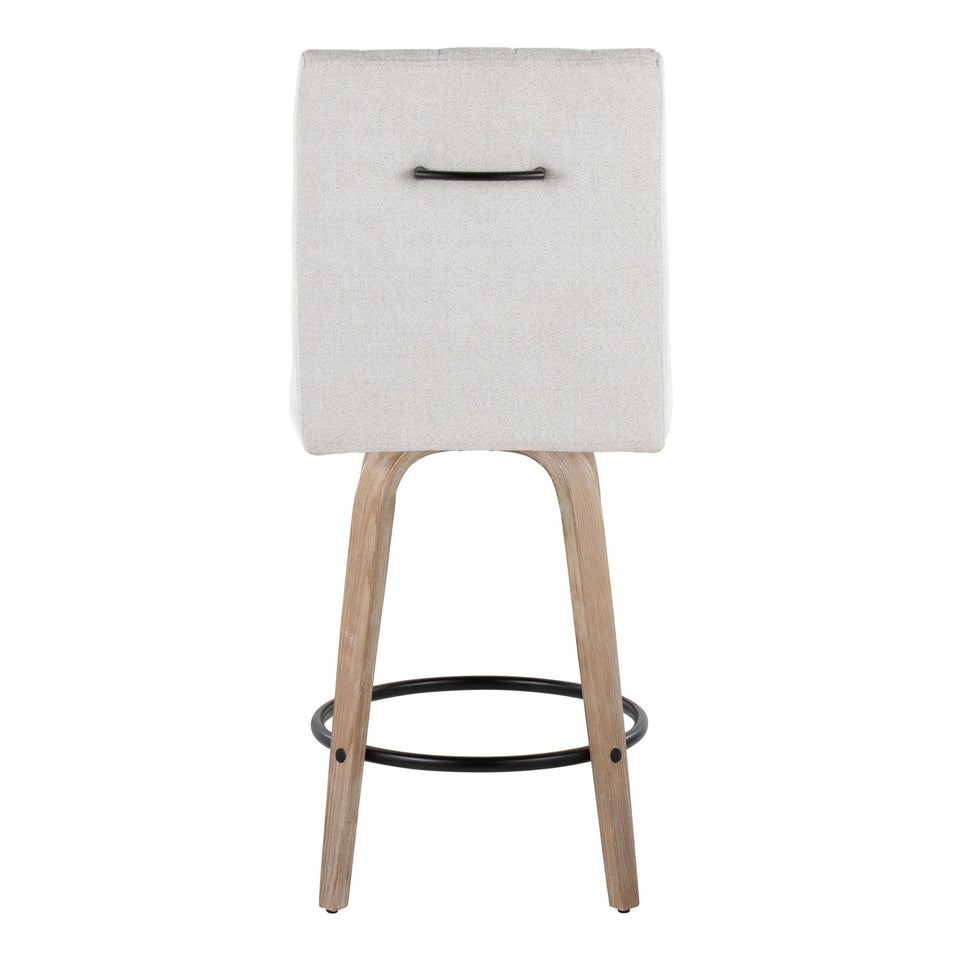 Hank 26" Fixed-Height Counter Stool - Set of 2