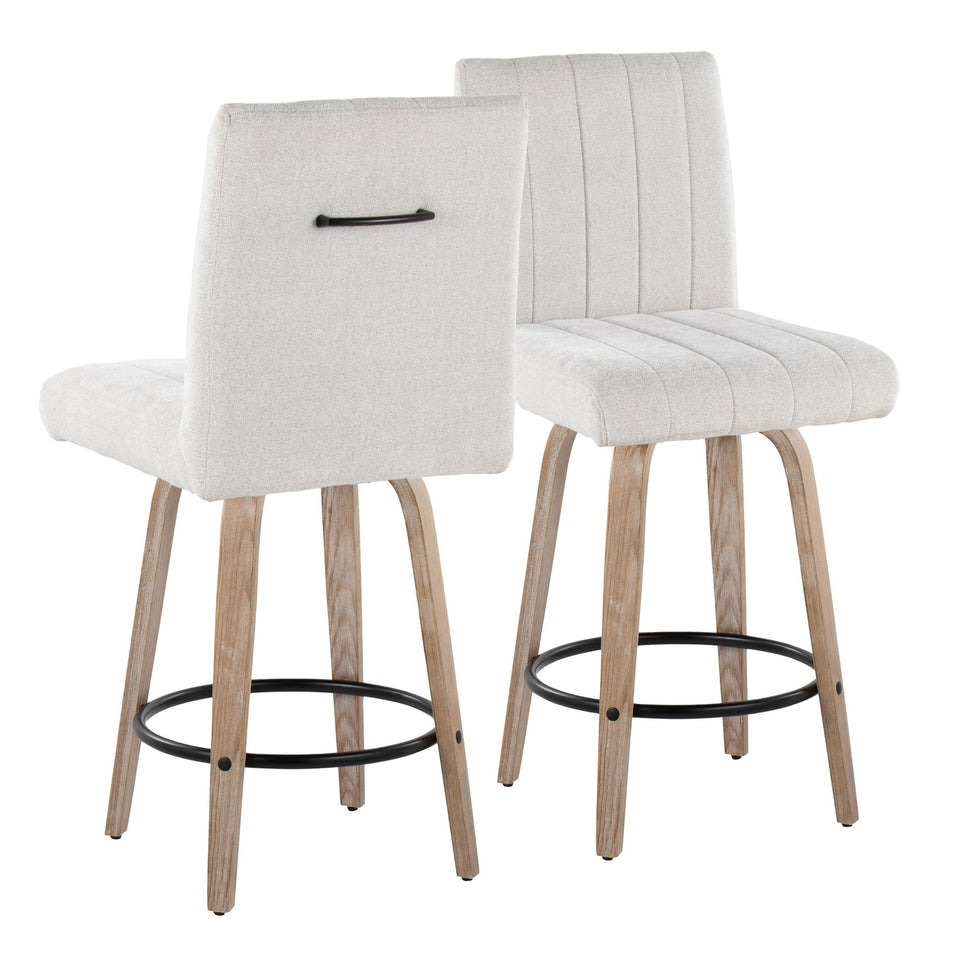 Hank 26" Fixed-Height Counter Stool - Set of 2