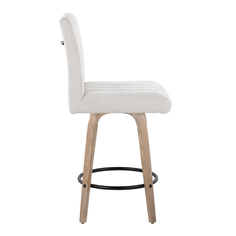 Hank 26" Fixed-Height Counter Stool - Set of 2