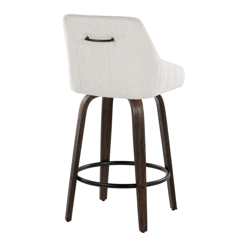 Hannah 26" Fixed-Height Counter Stool - Set of 2