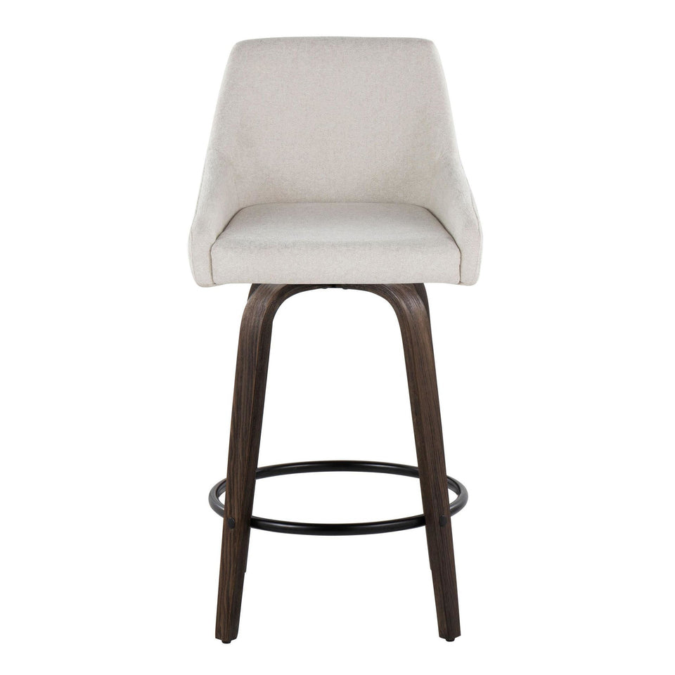 Hannah 26" Fixed-Height Counter Stool - Set of 2