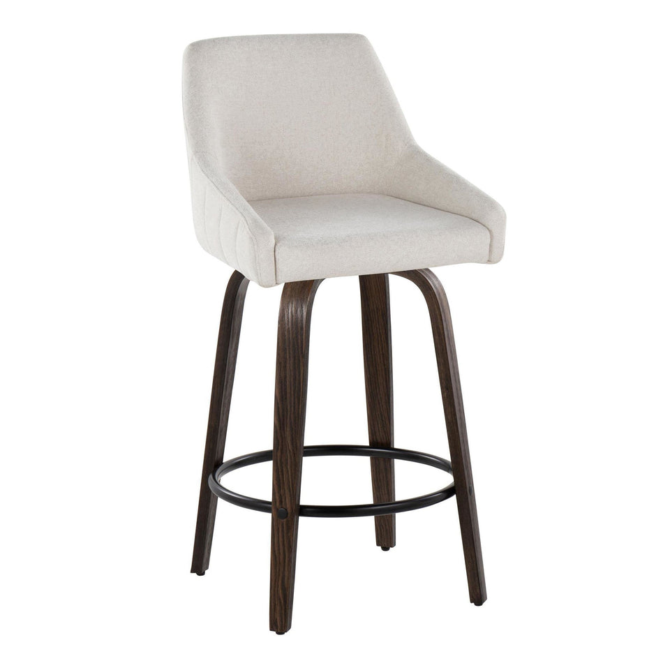 Hannah 26" Fixed-Height Counter Stool - Set of 2